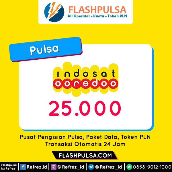 Pulsa Indosat Pulsa - Indosat 25.000