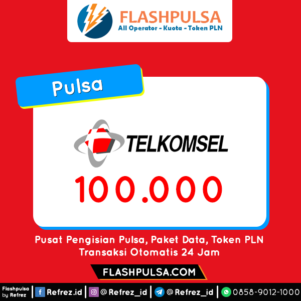 Pulsa TELKOMSEL Pulsa - Telkomsel 100.000
